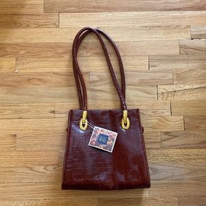 NWT Vintage Francesco Biasia leather handbag